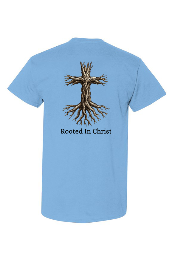 Rooted in Christ Tee Transfer Printed
