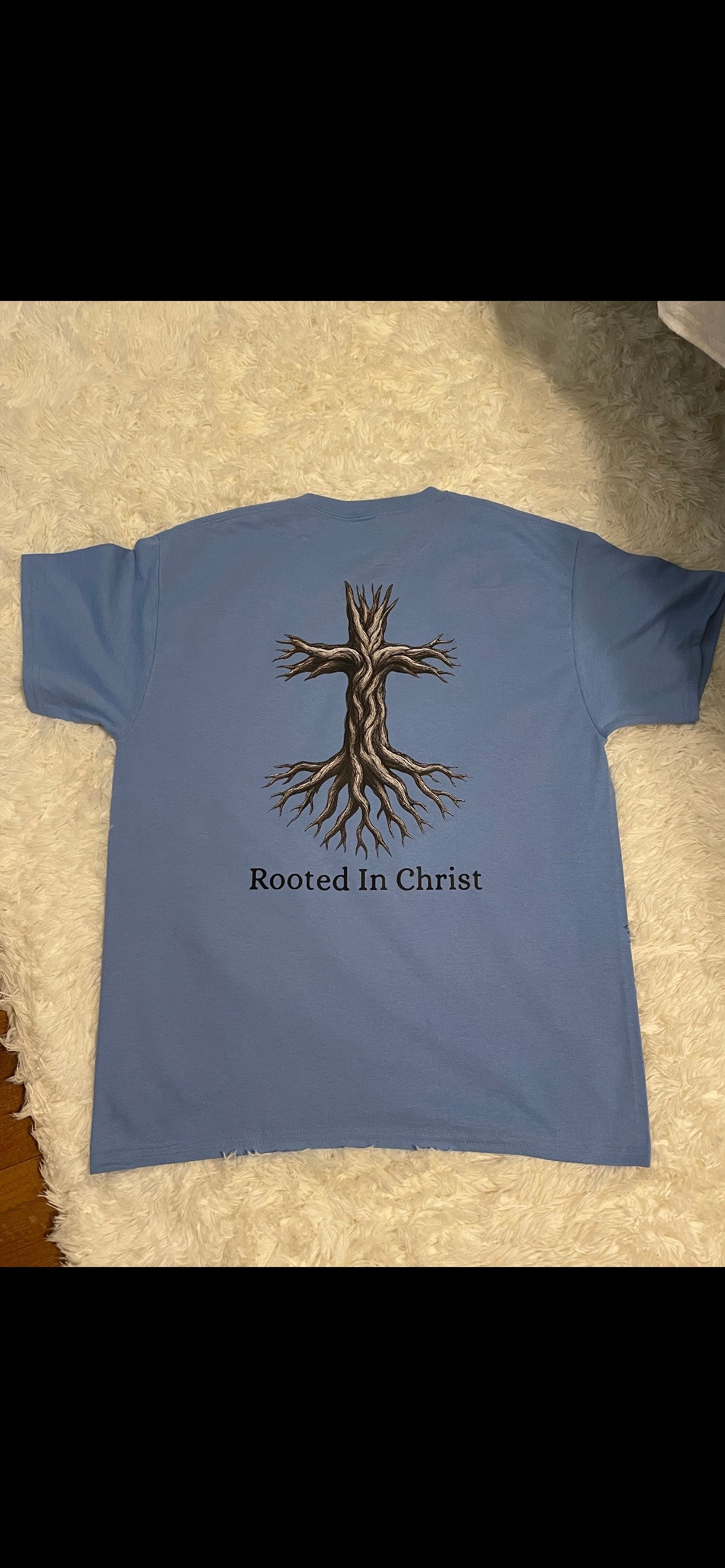 Rooted in Christ Tee Transfer Printed